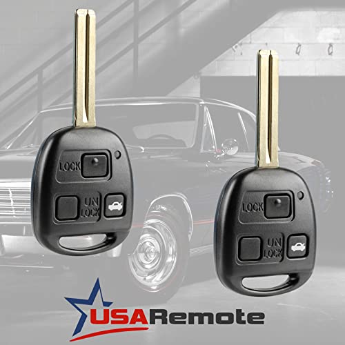 USARemote Car Key Fob Keyless Entry Remote fits ES330 LS430 SC430 (HYQ12BBT, 1511A-12BBT), Set of 2 - Image 2