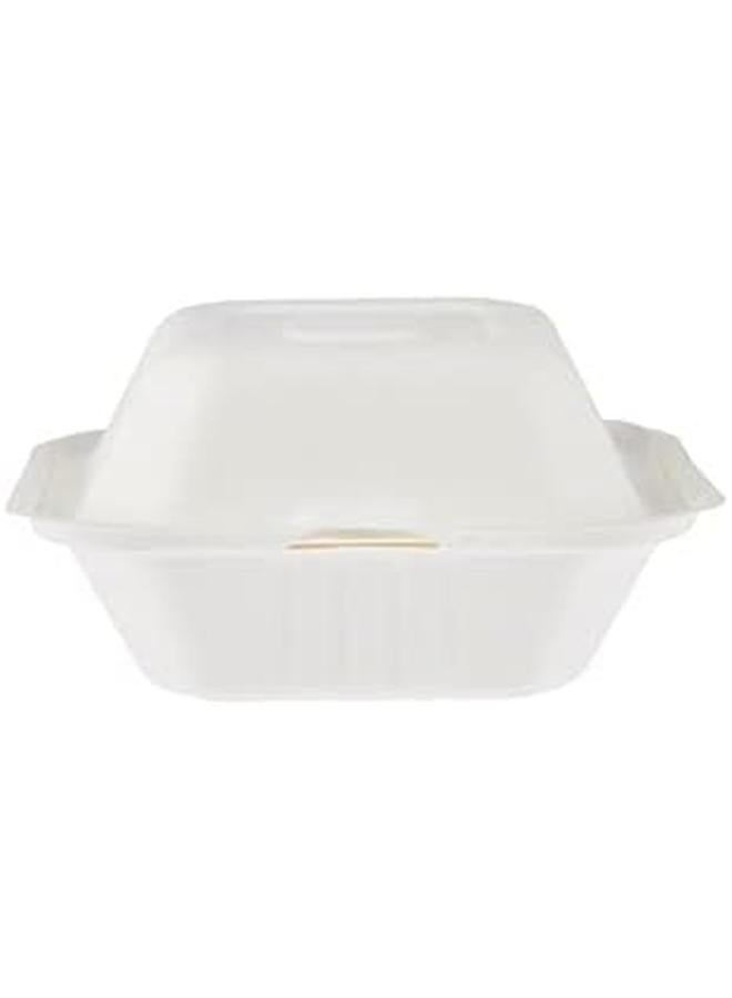 هوت باك علبة برجر قابلة للتحلل الحيوي 5 قطع بيضاء - Image 2