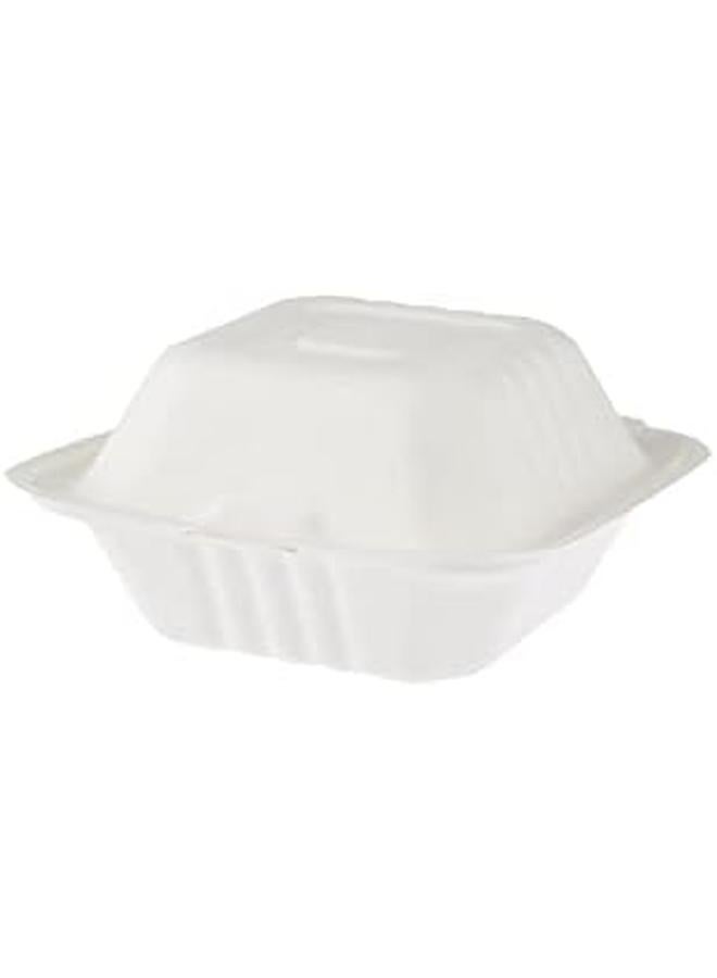 هوت باك علبة برجر قابلة للتحلل الحيوي 5 قطع بيضاء - Image 4