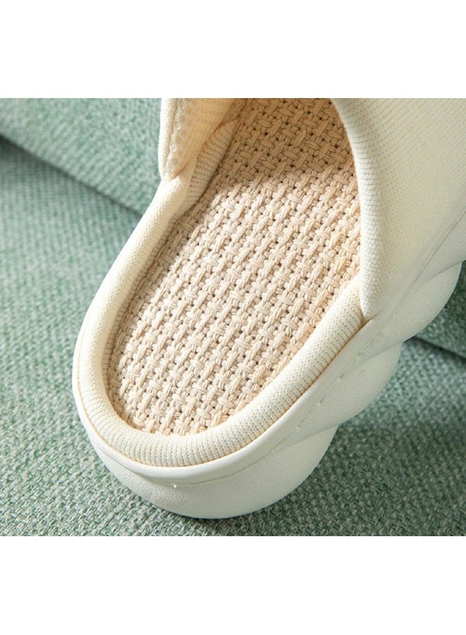 Yoroka Cartoon slippers Cute Animal Shape Slippers,Thick Sole Soft Indoor Outdoor Slippers for Women, Bunny, 6 Women/5 Men - Image 5