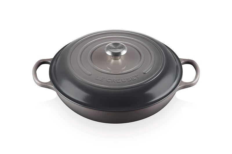Le Creuset Le Creuset Enameled Cast Iron Signature Braiser 5 qt  Oyster 