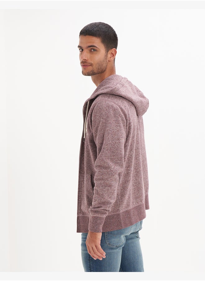American Eagle - AE Graphic Heather Zip-Up Hoodie - Image 1