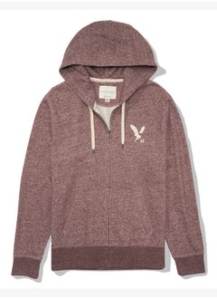 AE Graphic Heather Zip-Up Hoodie