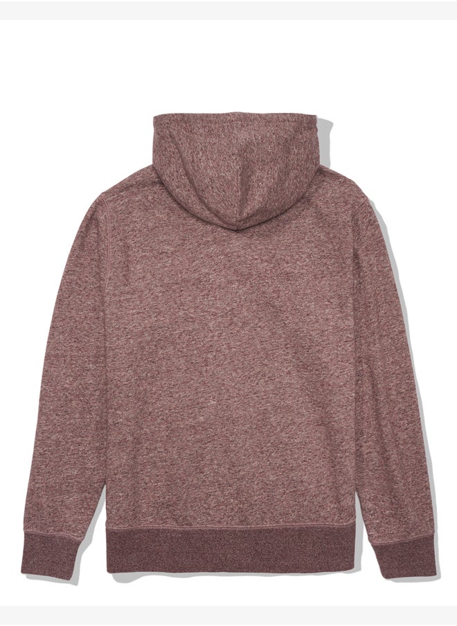 American Eagle - AE Graphic Heather Zip-Up Hoodie - Image 1