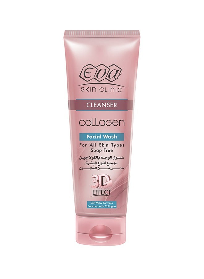 إيفا غسول الوجه بالكولاجين المضاد للشيخوخة من سكين كلينك  150 مل - Image 1