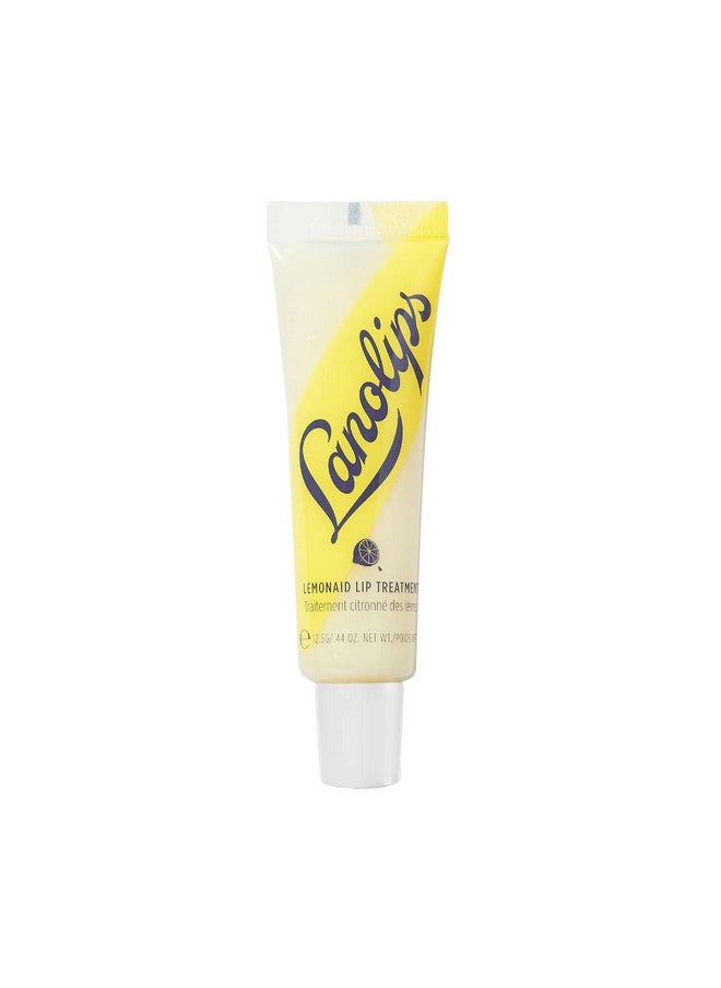 Lanolips Lemonaid Lip Treatment Clear Lip Gloss And Exfoliant With Lanolin Lemon Oil Vitamin E Oil And Shimmer Tinted Lip Balm For Dry Cracked Peeling Lips (12.5G / 0.42Oz)  - Image 2