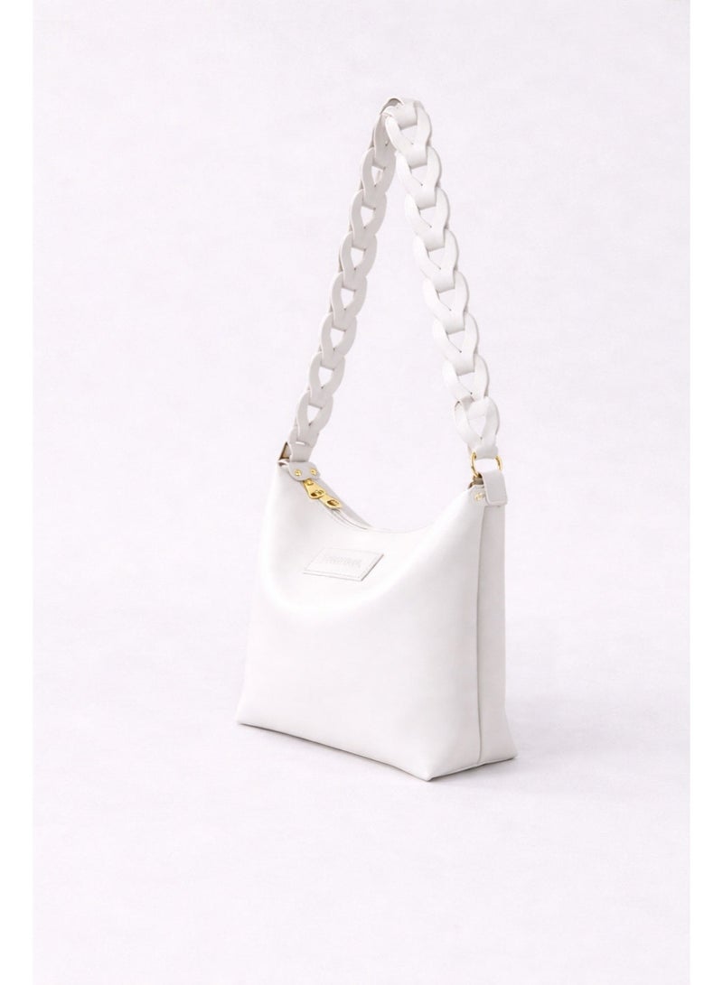 بي.أس كولكشن حقيبة نسائية بيضاء للكتف وكروس باج – شنطة نسائية عملية - Image 2