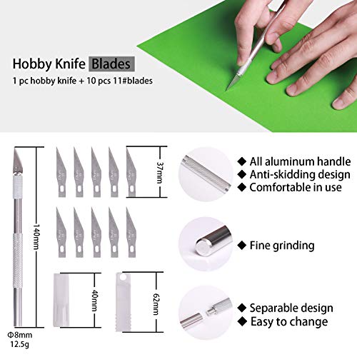 Grajar Wallpaper Smoothing Tool Kit, Multi-Function 15 Pcs Smoother Tools Set for Contact Paper Peel and Stick Wallpaper Car Wrap Vinyl Window Tint Glass Film Wallpaper Glue Adhesive Brush Tray Roller Knife - Image 2