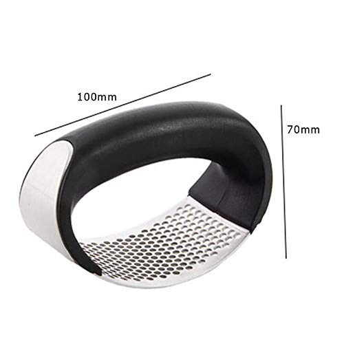Perfect Pricee Multi-Function Manual Garlic Presser Curved Garlic Grinding Slicer Chopper Stainless Steel Garlic Presses Cooking Gadgets Tool - Image 5