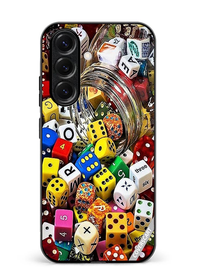 Protective Case Cover For Samsung Galaxy S25 Plus Ludo Design Multicolour