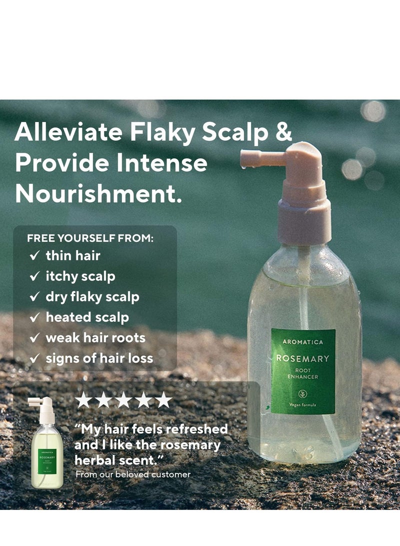 AROMATICA Rosemary Root Enhancer Scalp Treatment Spray For Hair Loss & Thinning Hair 3.3 fl oz (100 ml) - Image 3