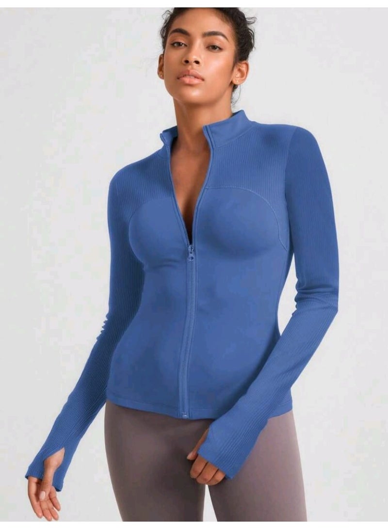 SHEIN Women's Jacket Striped Slim Fit Suitable For Outdoor Activities - Image 3