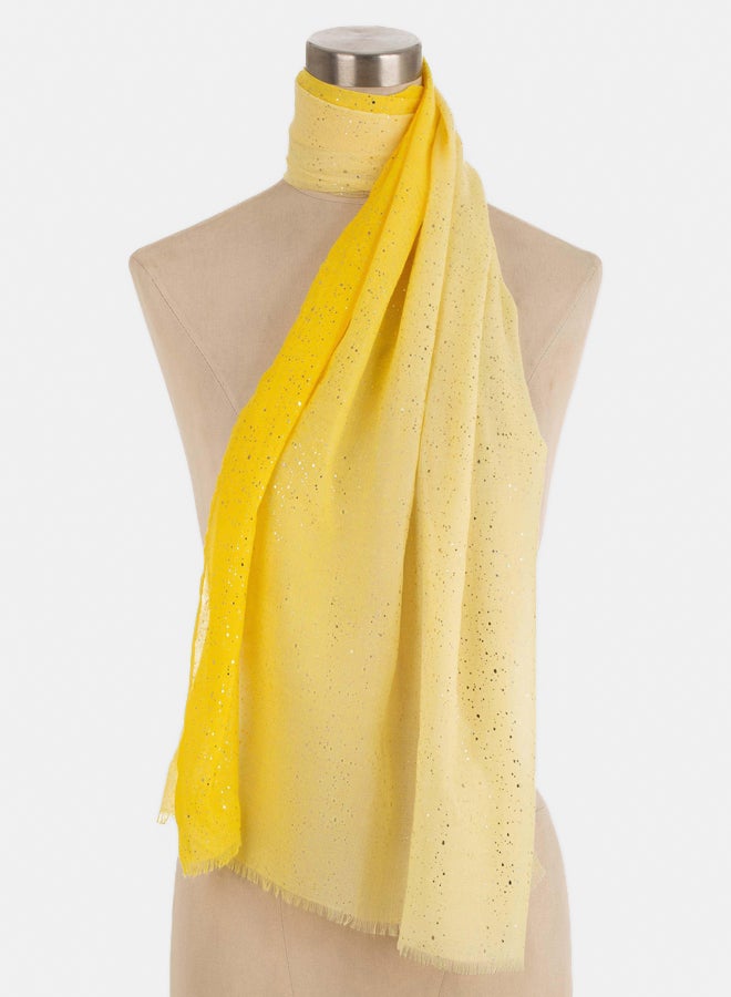 Premoda Women's Scarf Yellow (85x180cm) - Image 2