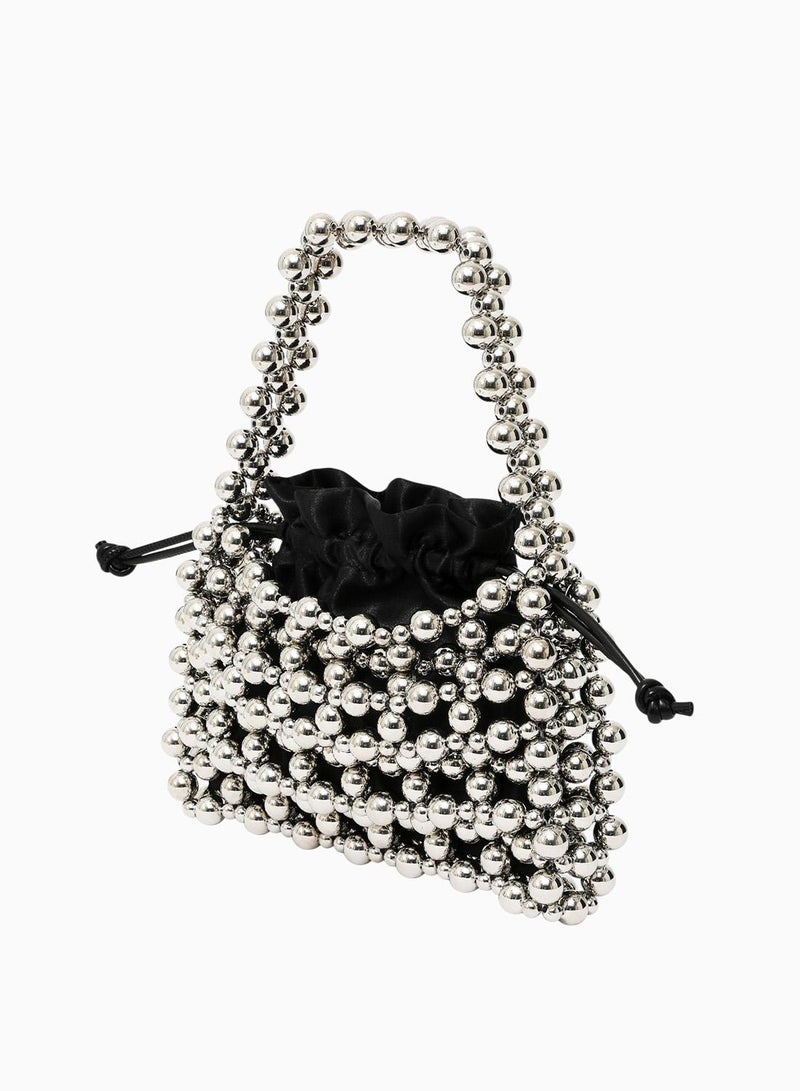 French Connection Beaded Top Handle Bag - Image 2