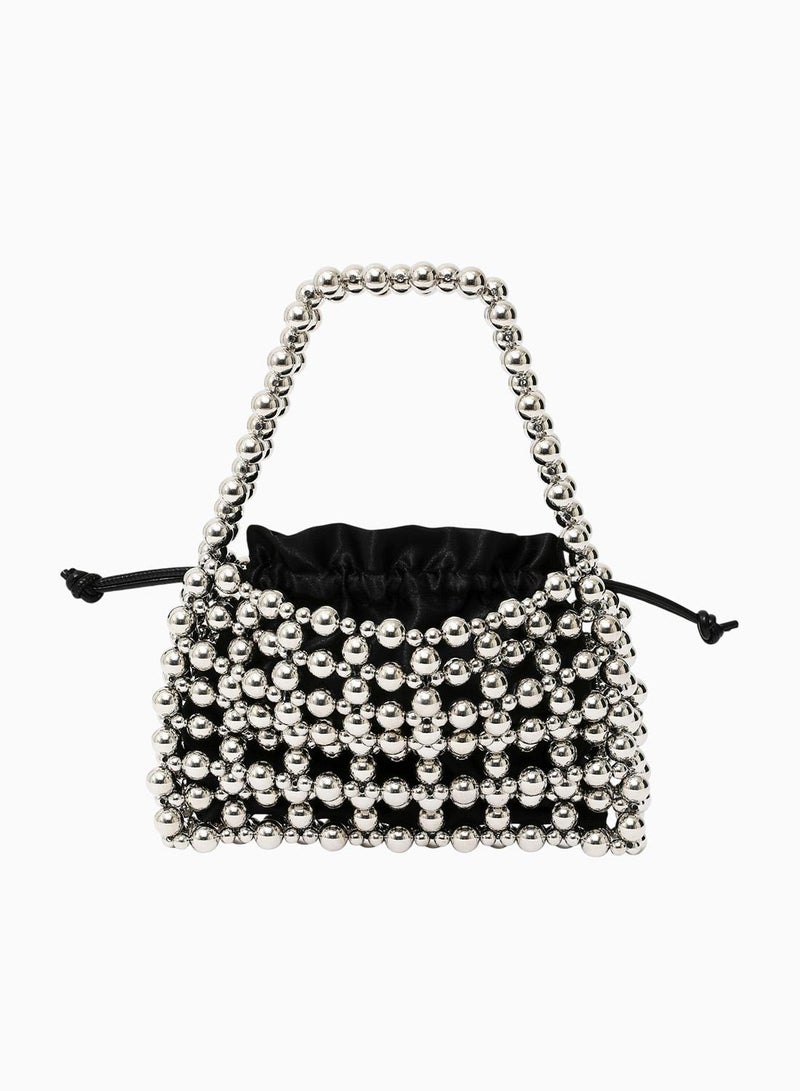 French Connection Beaded Top Handle Bag - Image 1