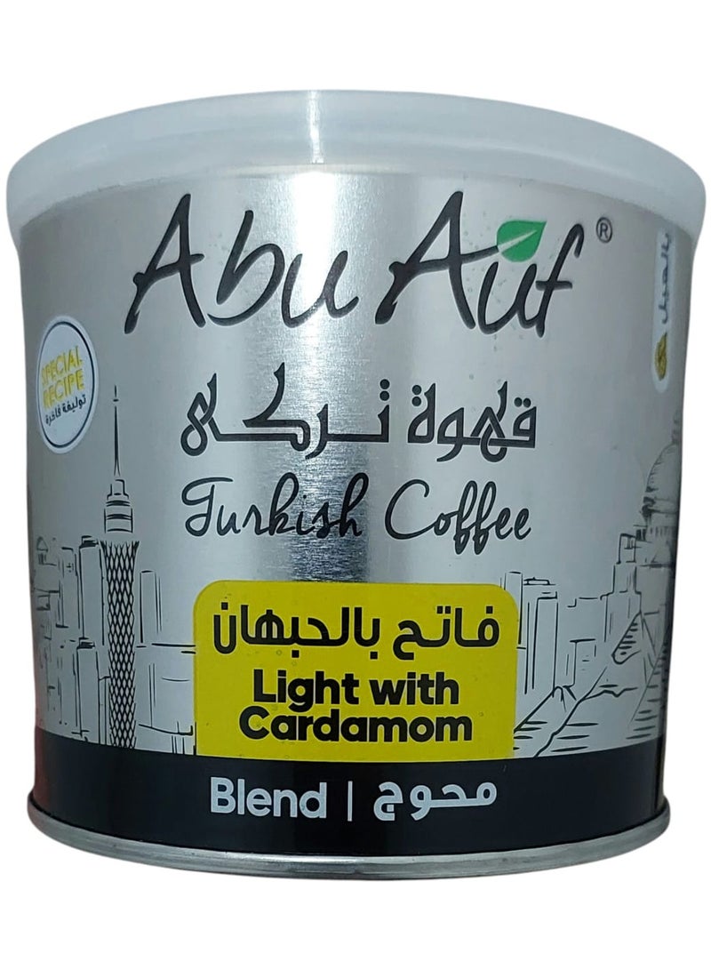 Abu Auf TTurkish Coffee Light Roast With Cardamom 200g - Image 1