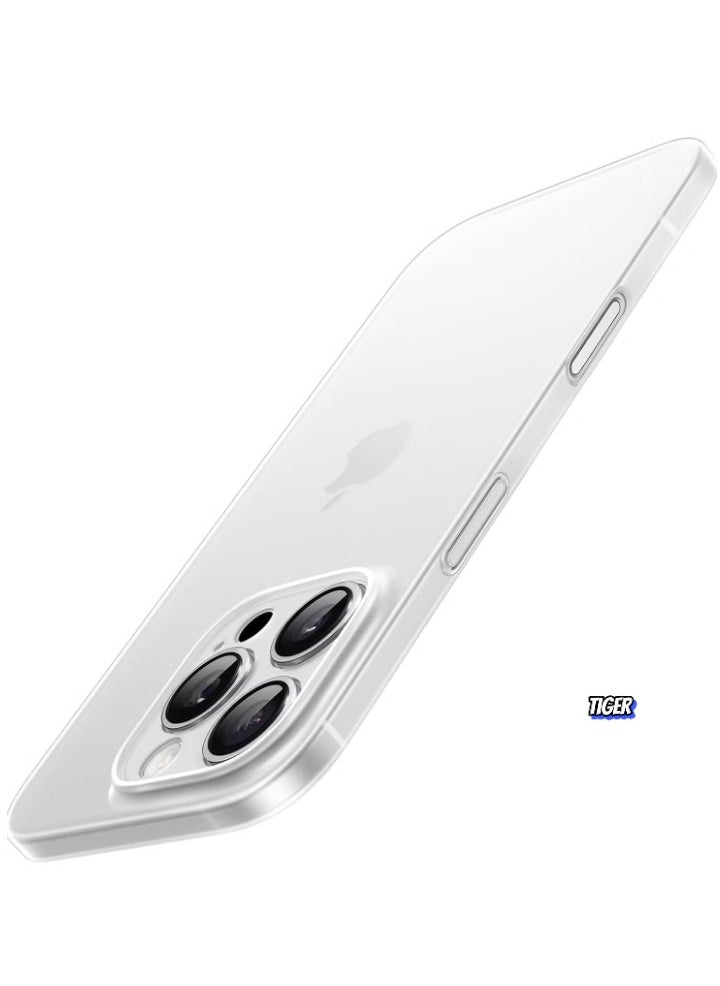 TIGER Ultra-Slim 0.35mm Case for iPhone 16 Pro Max (6.9 Inch) – Lightweight Matte Finish, Full Camera Lens Protection, Minimalist Hard Cover – Slim, Durable, Anti-Scratch, and Perfect Fit  - Image 1