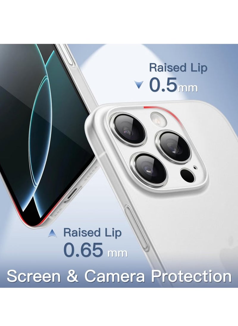 TIGER Ultra-Slim 0.35mm Case for iPhone 16 Pro Max (6.9 Inch) – Lightweight Matte Finish, Full Camera Lens Protection, Minimalist Hard Cover – Slim, Durable, Anti-Scratch, and Perfect Fit  - Image 4