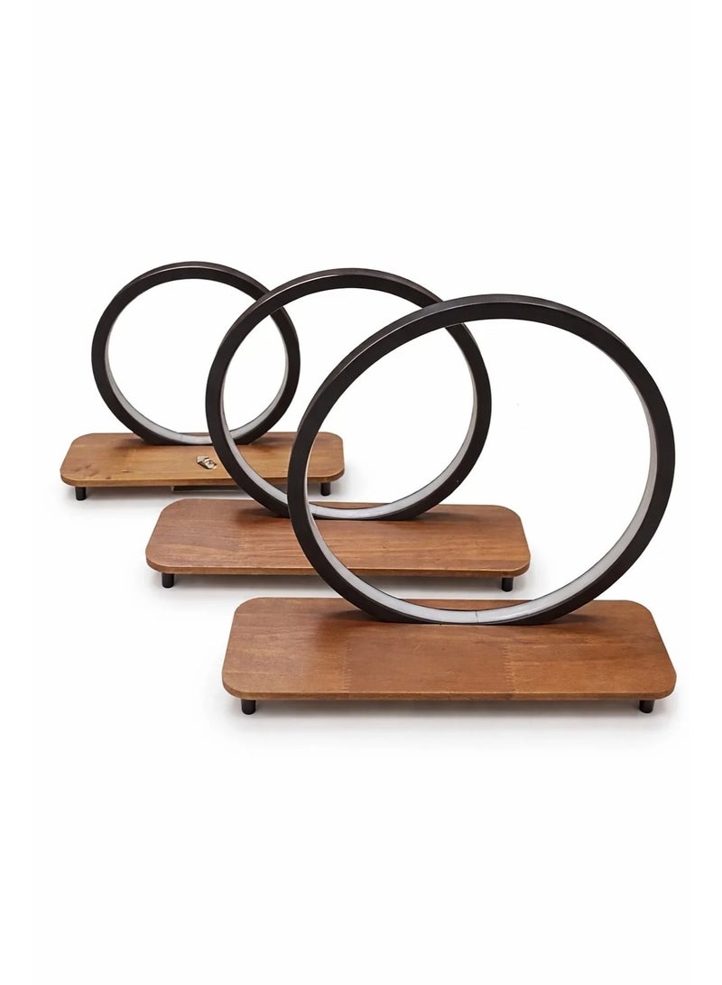 Lighted stand, 3 pieces - Image 1