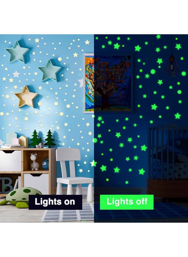 GLOCARNIVAL (3D Glow Dots and Stars) - Realistic 3D Domed Glow in The Dark Stars, 826pcs Glow Dots and Stars, Adhesive Glow Stars for Kids Bedroom,Luminous Stars Stickers Create a Realistic Starry Sky,Room Dec... - Image 4