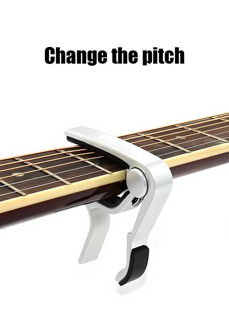 Generic Brand مشبك كابو جيتار سريع الفك - أبيض - Image 4