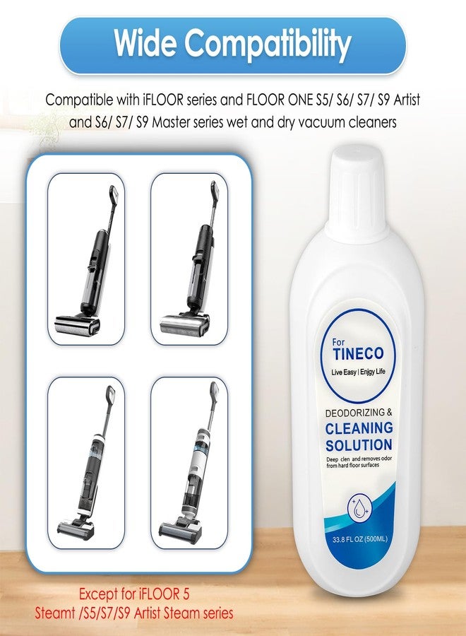 CHAIN PEAK Floor Cleaning Solution Compatible With Tineco S3, S5, S7, S9 Artist, Deep Cleaning for Multiple Hard Floors, Professional Floor Cleaner Suitable for All Tineco Cordless Wet Dry Vacuum 16.9 FL OZ* 1 - Image 5