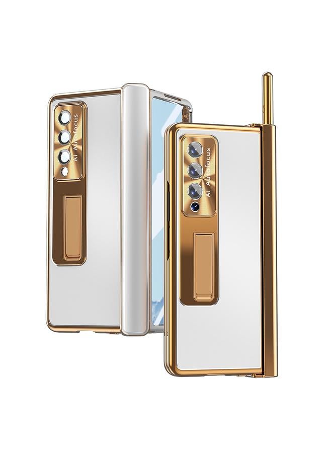 اس-توب جراب لهاتف Samsung Galaxy Z Fold3 5G مصنوع من سبائك الألومنيوم بمفصلة مزدوجة ومضاد للصدمات - Image 1