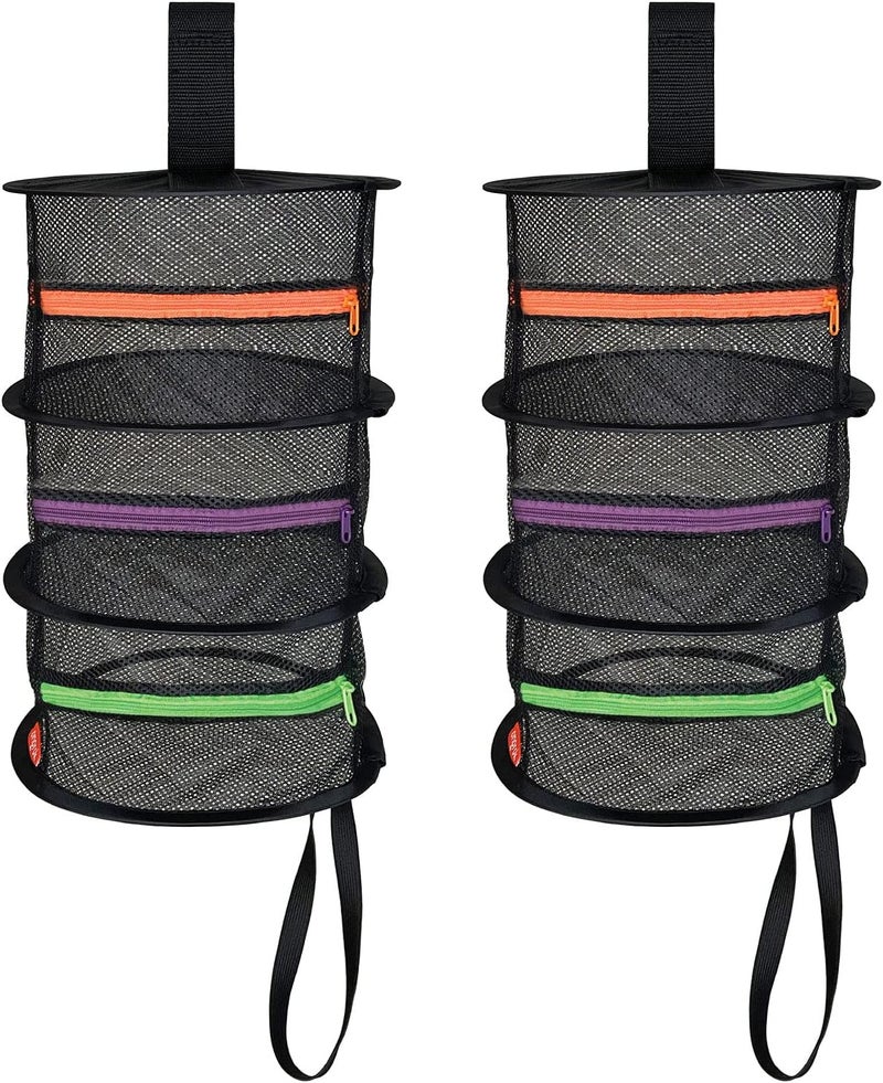 Mesh Drying Rack, 3 Tier, Set of 2, by ONGROK, Hanging Herb Drying Net, Plant Dryer Tent
