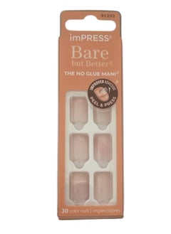 imPRESS Bare but Better THE NO GLUE MANI 30 color nails IMCB01C Instinct