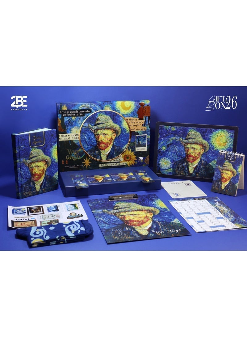 برج العرب هدية بوكس راس السنة 2026 تصميم فان جوخ - Image 1