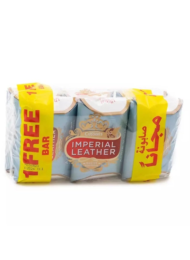 Imperial active luxuriously deodorising and fresh bar soap; 6pcs Imperial leather bar soap; Cussons Imperial leather bar soap; 125g Imperial bar soap - Image 2