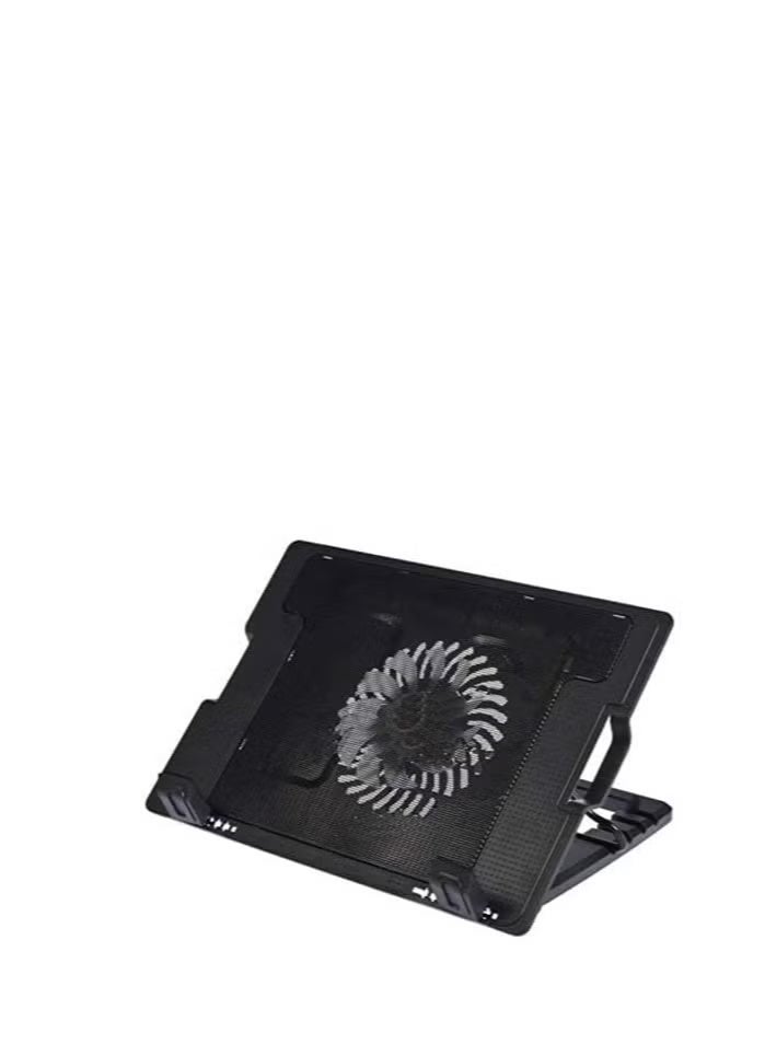 Laptop Cooling Pad with Dual USB Ports, Adjustable Notebook Cooling Stand with LED Fans for Laptops and Portable Computers - Image 2