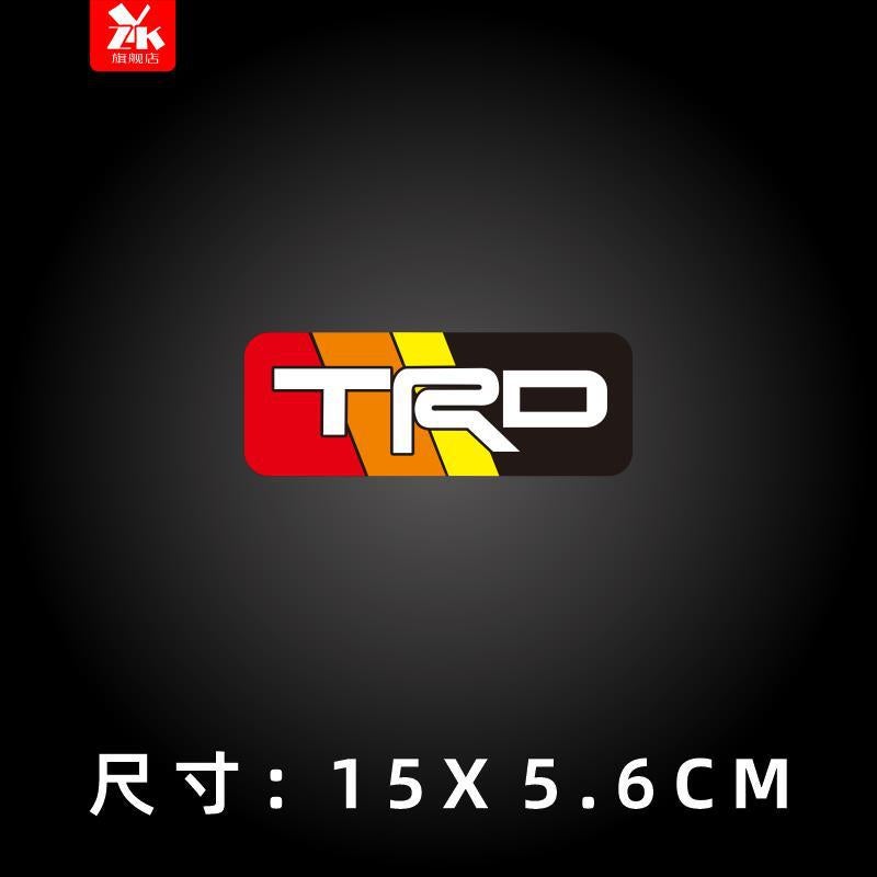 TRD Prado Cruiser Custom Decal - Rear Window Sticker TRD large 15x5.6cm