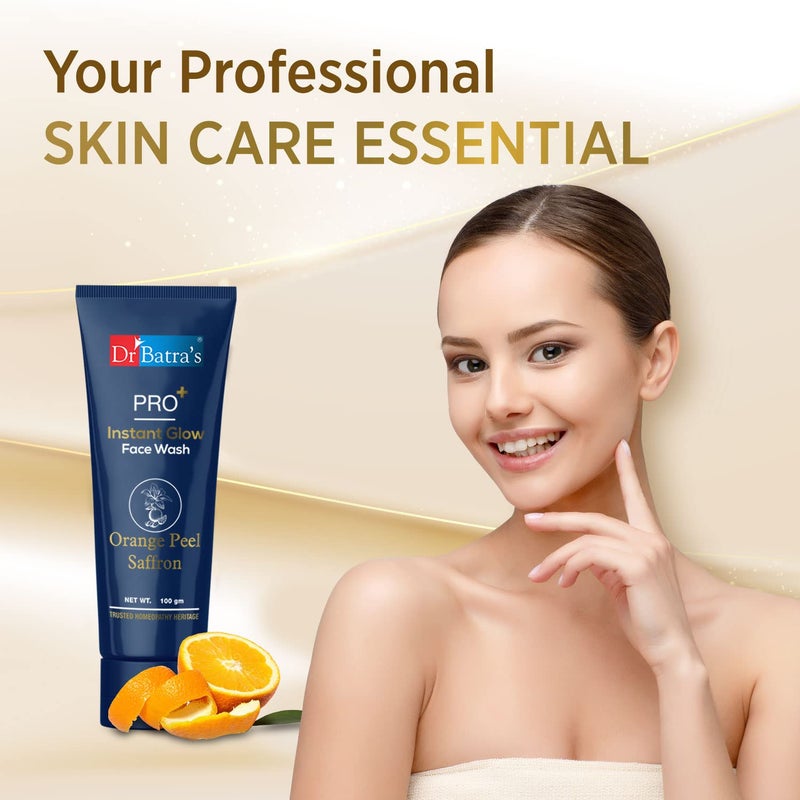 Dr Batra's Dr Batras Dr BatraS Pro Instant Glow Face Wash 100G And Pro Insta Glow Facial Scrub 250GEnriched With TurmericRepairs Skin DamagePrevents InfectionsFace Wash For Skin ComplexionGlowing Skin - Image 5