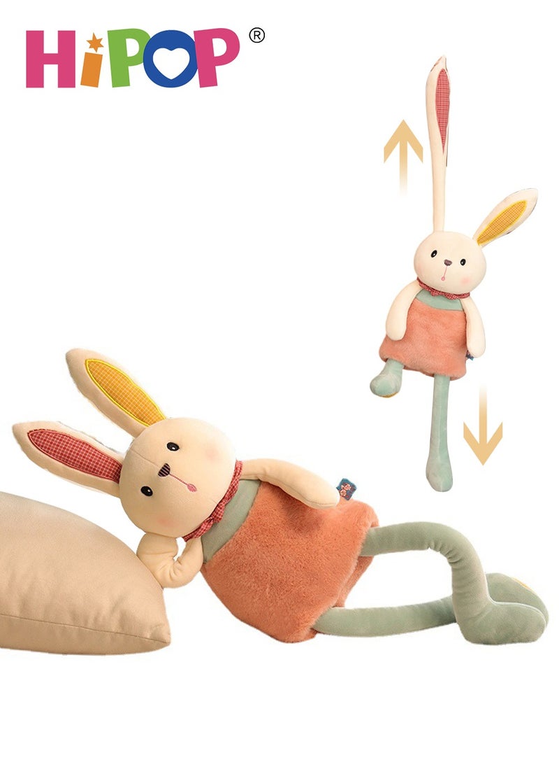 HIPOP - Plush Toy Gifts,Rabbit Dolls That Can Pull Their Ears,48cm Children Appease Dolls - Image 1