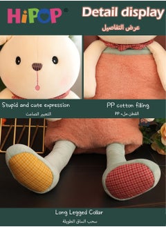 HIPOP Plush Toy Gifts,Rabbit Dolls That Can Pull Their Ears,48cm Children Appease Dolls  - Image 4