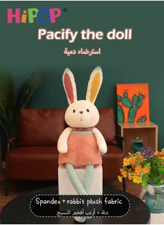 HIPOP Plush Toy Gifts,Rabbit Dolls That Can Pull Their Ears,48cm Children Appease Dolls  - Image 5
