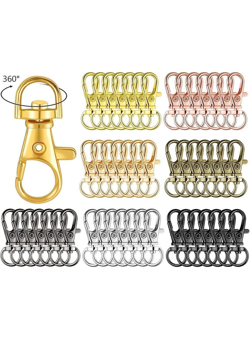 DIY Crafts DIY Crafts 5 Sets Nickel Silver Premium Premium Key Chain Clip Hooks Swivel Clasps Lanyard Snap Hook Keychain Hooks for Lanyard Key Rings Crafting Choice Available  - Image 5