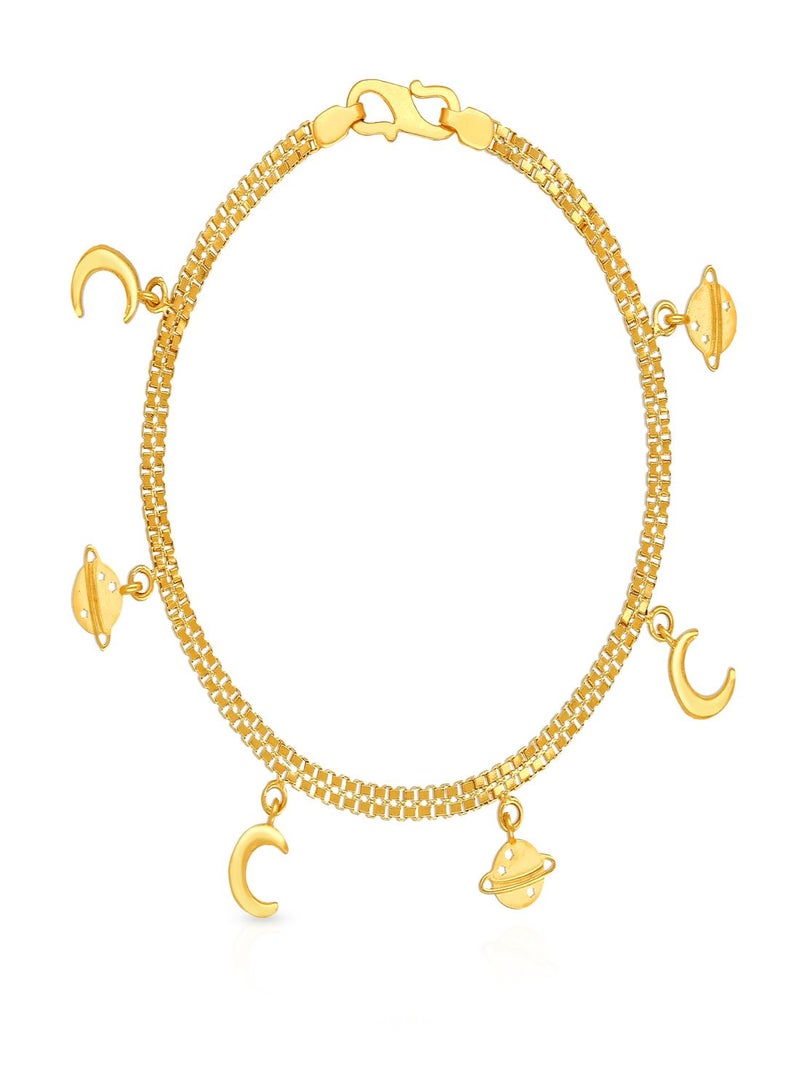 Malabar Gold and Diamonds 22 KT 916 Purity Gold Bracelet DZBR416Y55 - Image 1