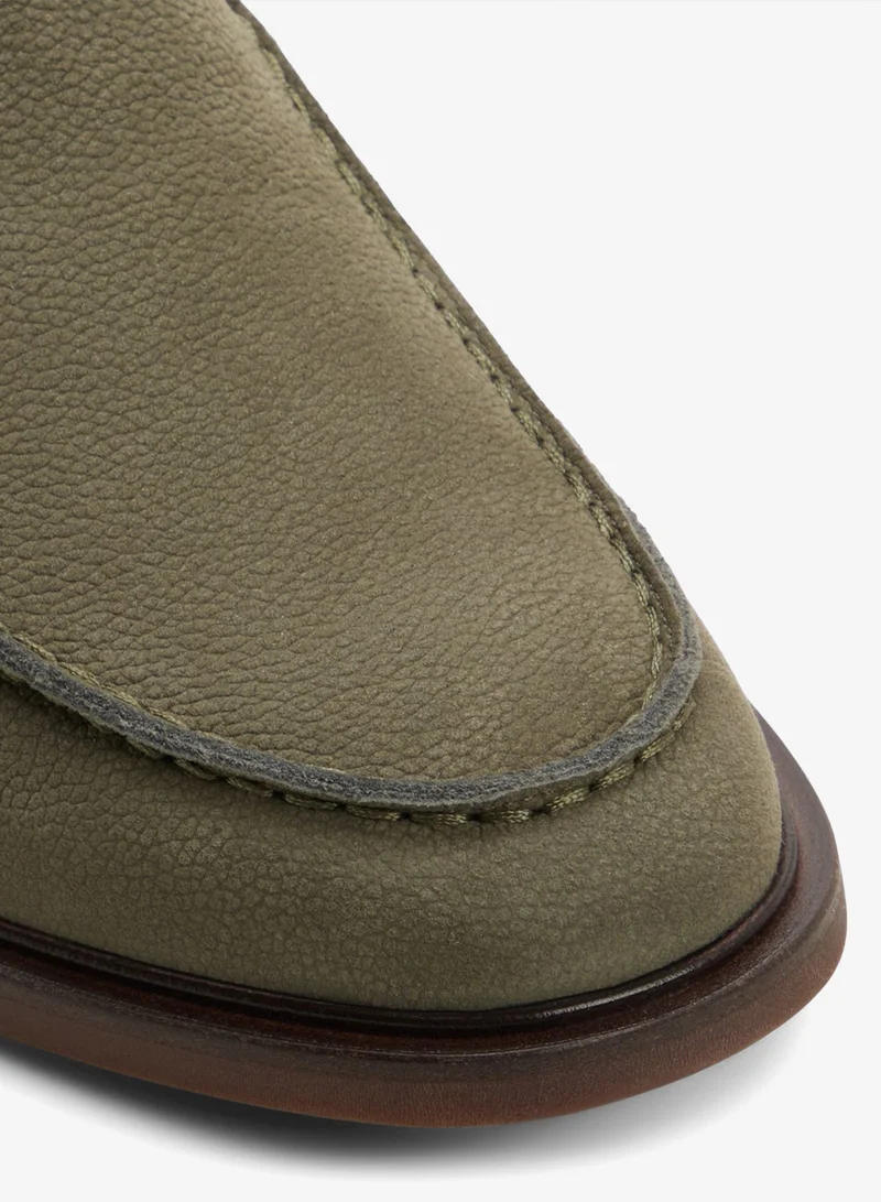 ALDO  ALFONSO Solid Almond Toe Loafers for Men | Best Price UAE