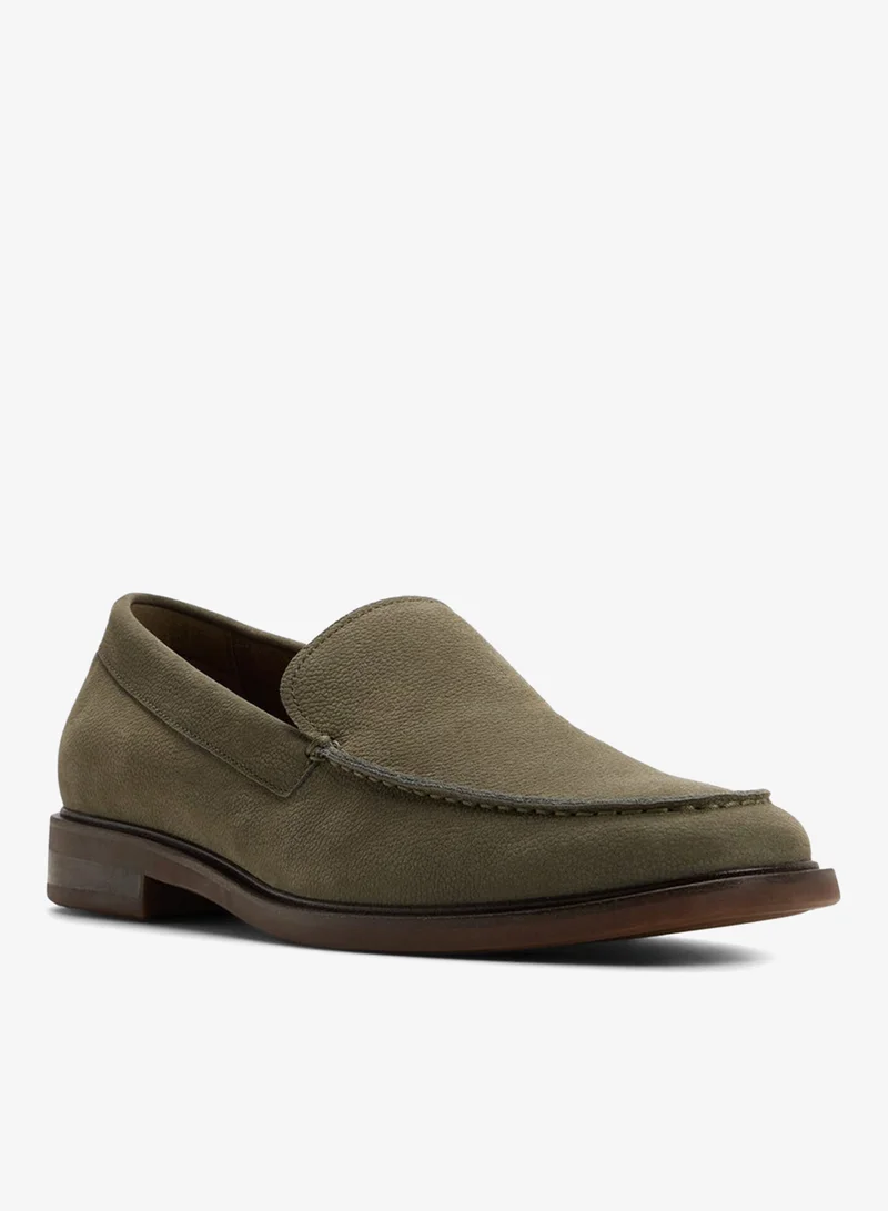 ALDO  ALFONSO Solid Almond Toe Loafers for Men | Best Price UAE