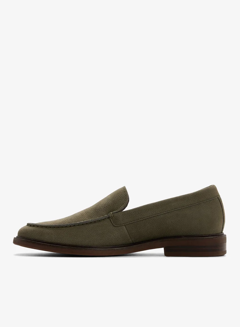ALDO  ALFONSO Solid Almond Toe Loafers for Men | Best Price UAE