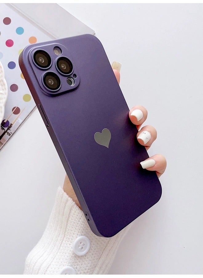 شيبشيب غطاء آيفون 14 برو، جراب هاتف جذاب بتصميم قلب مع حامي لعدسة الكاميرا - Image 2