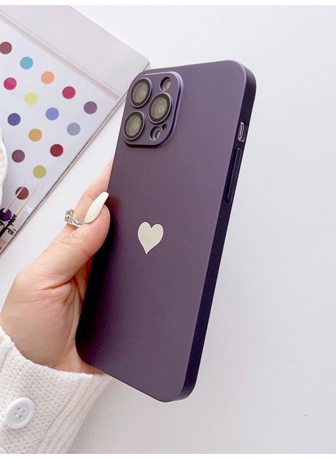 شيبشيب غطاء آيفون 14 برو، جراب هاتف جذاب بتصميم قلب مع حامي لعدسة الكاميرا - Image 4