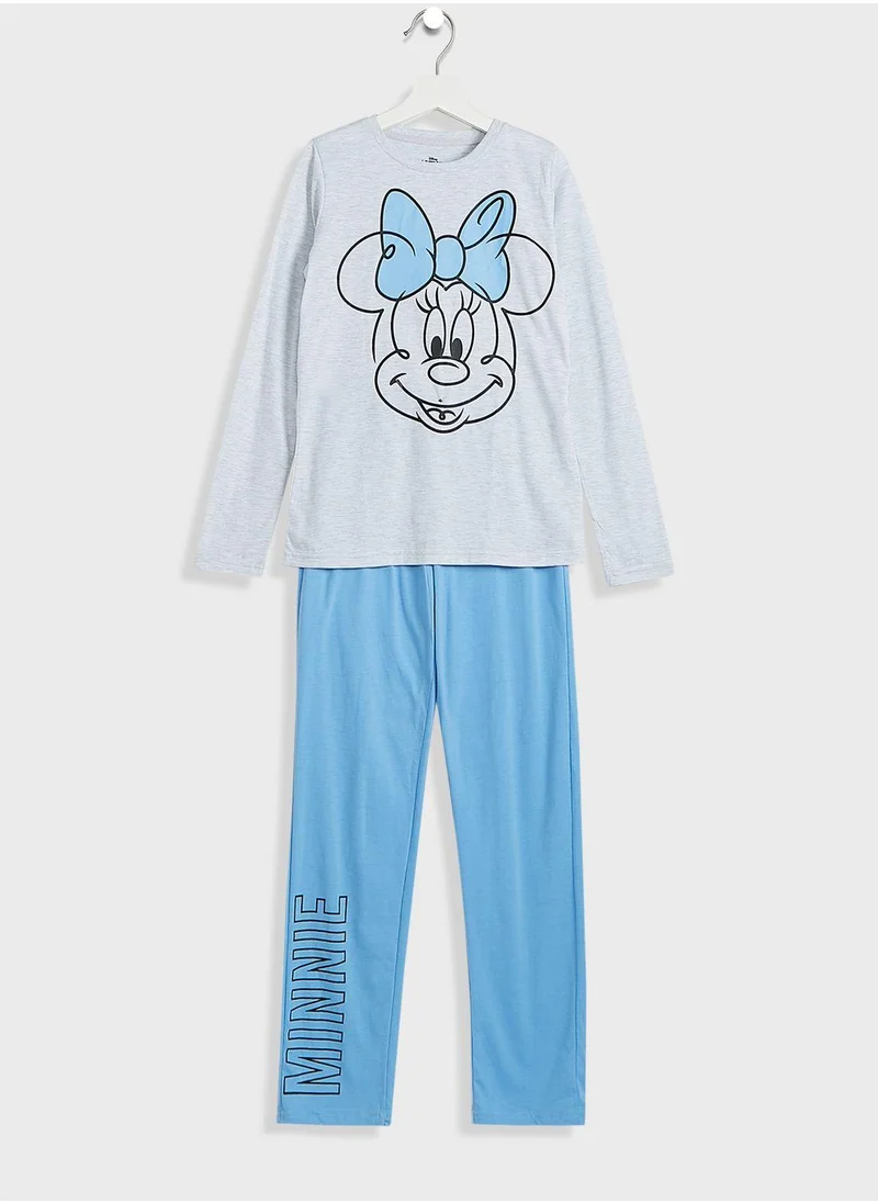 Disney Minnie Mouse Kids Minnie Mouse Pyjama Set