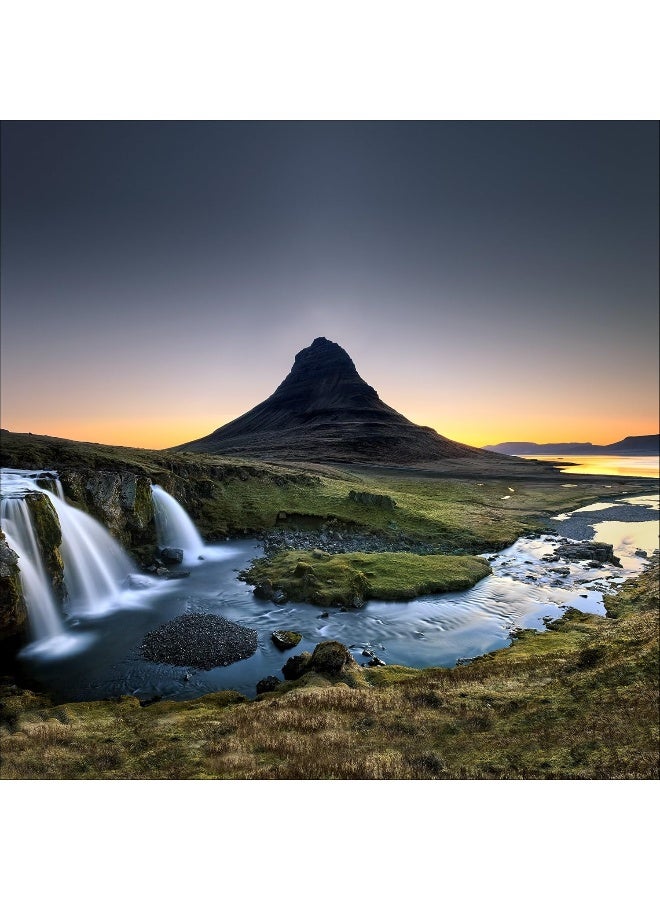 Home Trove Pro-Art G1831N Giclee 'Kirkjufellfoss' Wall Art - Image 1
