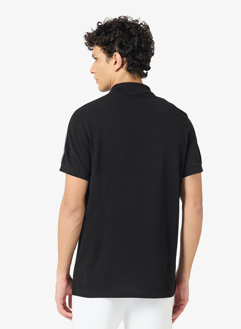 LACOSTE Regular Fit Striped Band Piqué Polo - Image 2