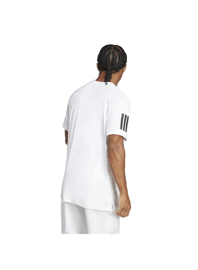 adidas تيشيرت تنس كلوب 3 ستر للرجال أبيض XS
