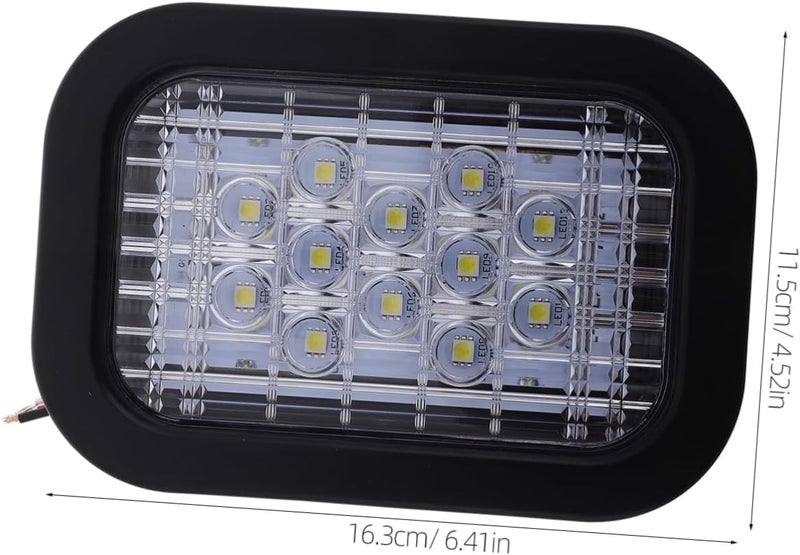 ضوء خلفي للمقطورة LED وضوء شحن LED للشاحنات والمركبات الترفيهية والمقطورات إشارة تحذير محسنة للرؤية للمركبات في الرحلات الطويلة ساطع - Image 2