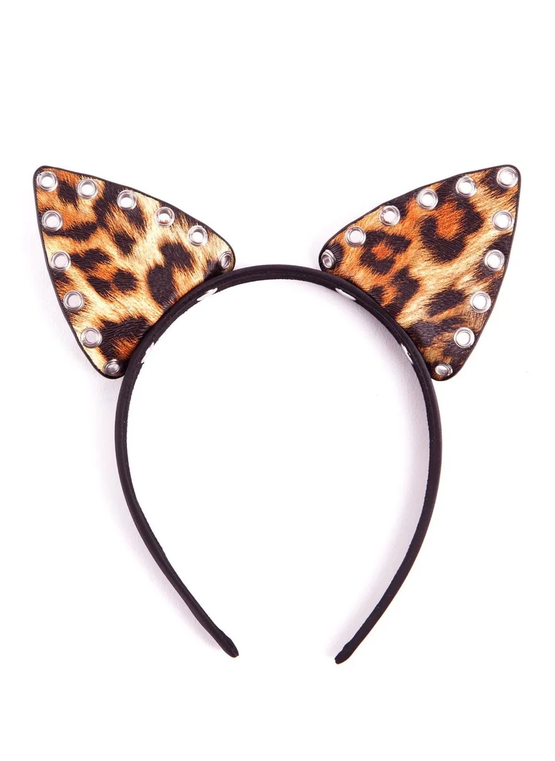 Ann Summers Ann Summer Leopard Print Pu Cat Ears
